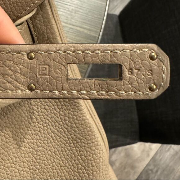 Birkin 35 Gris Tourterelle Togo Leather GHW - Picture 4 of 8